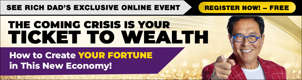 The Coming Crisis is Your Ticket to Wealth webinar event
