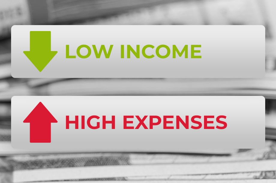 The Virtue of High Expenses and Low Income