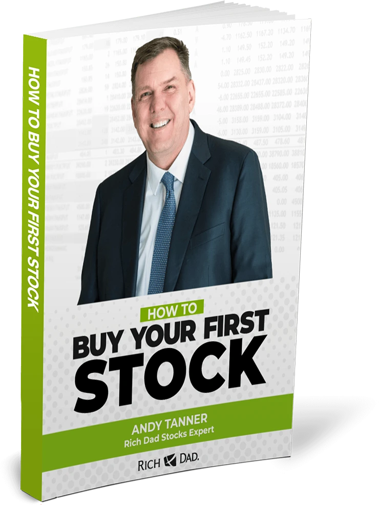3d image of how to buy your first stock ebook