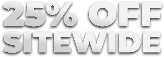 25% off sitewide