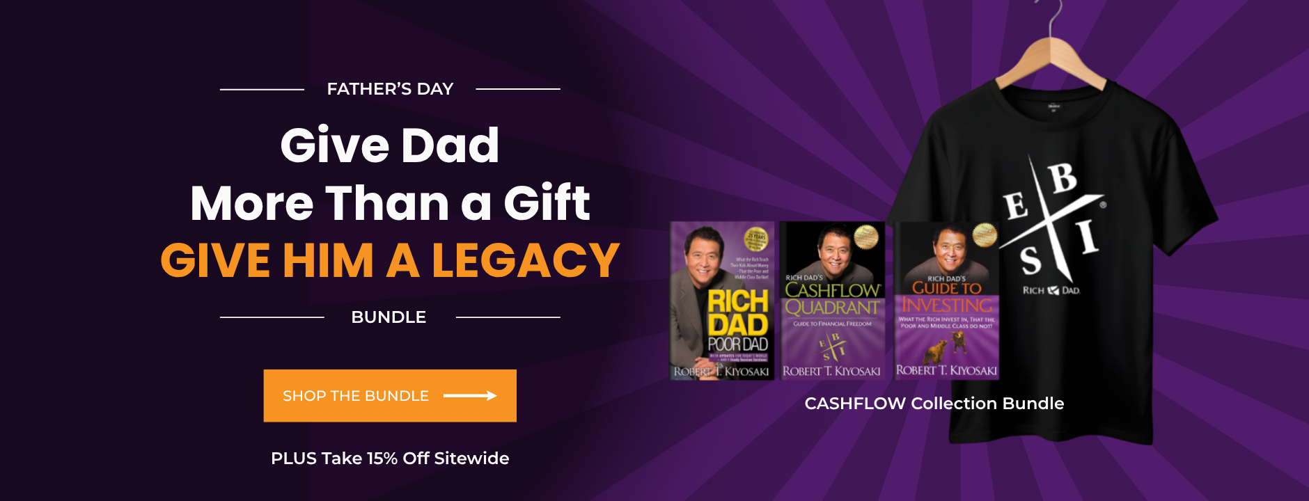 give dad more than a gift. give him a legacy.